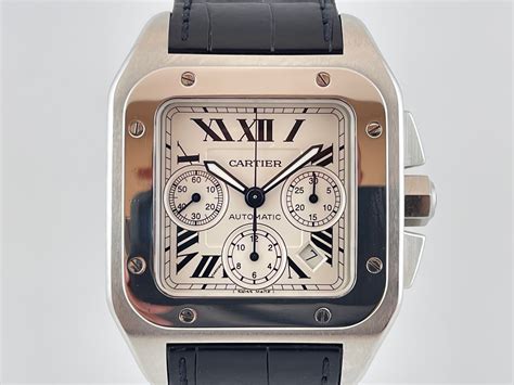 cartier square face watch|cartier santos 100 xl chrono.